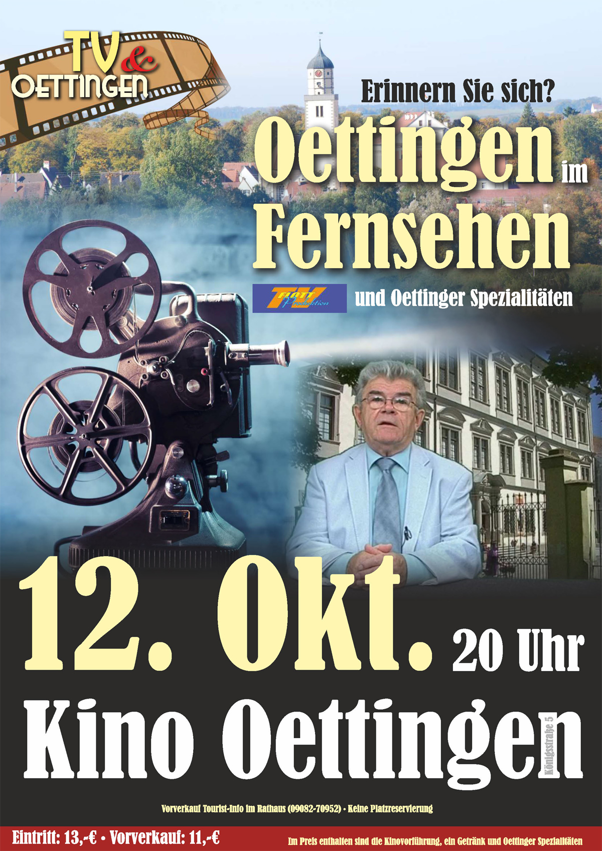 Erinnern sie sich Oettingen im Fernsehen und Oettinger Spezialitäten am 20. Oktober 2018